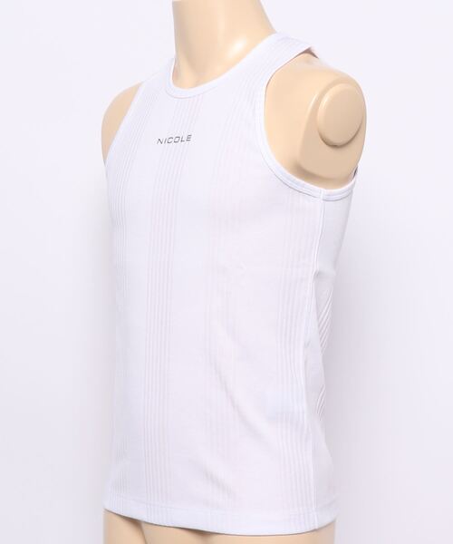 NICOLE CLUB FOR MEN（ニコルクラブフォーメン）の「ロゴプリントタンクトップ（タンクトップ・メンズ・ネイビー/ホワイト/グレー/ブラック・LARGE/MEDIUM）」の15枚目の写真
