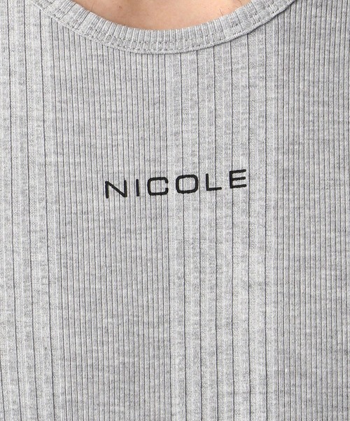 NICOLE CLUB FOR MEN（ニコルクラブフォーメン）の「ロゴプリントタンクトップ（タンクトップ・メンズ・ネイビー/ホワイト/グレー/ブラック・LARGE/MEDIUM）」の13枚目の写真
