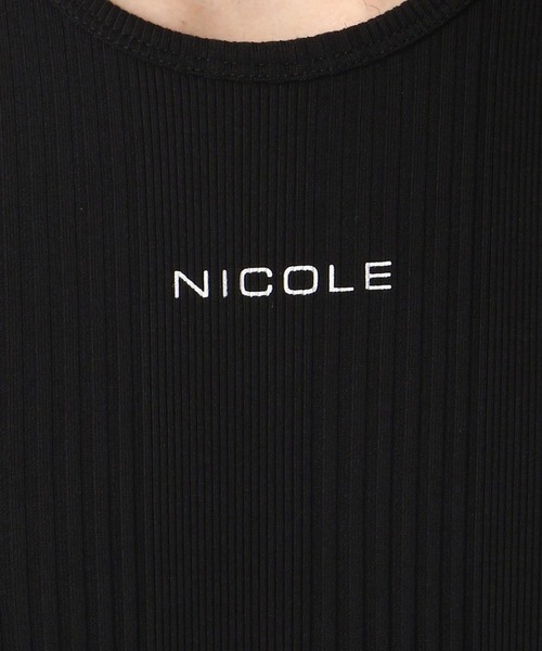 NICOLE CLUB FOR MEN（ニコルクラブフォーメン）の「ロゴプリントタンクトップ（タンクトップ・メンズ・ネイビー/ホワイト/グレー/ブラック・LARGE/MEDIUM）」の5枚目の写真