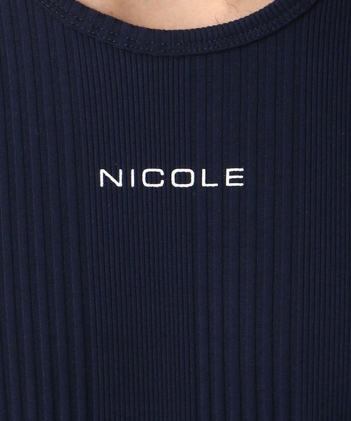 NICOLE CLUB FOR MEN（ニコルクラブフォーメン）の「ロゴプリントタンクトップ（タンクトップ・メンズ・ネイビー/ホワイト/グレー/ブラック・LARGE/MEDIUM）」の10枚目の写真