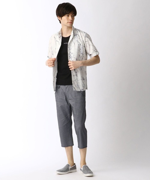 NICOLE CLUB FOR MEN（ニコルクラブフォーメン）の「ロゴプリントタンクトップ（タンクトップ・メンズ・ネイビー/ホワイト/グレー/ブラック・LARGE/MEDIUM）」の9枚目の写真