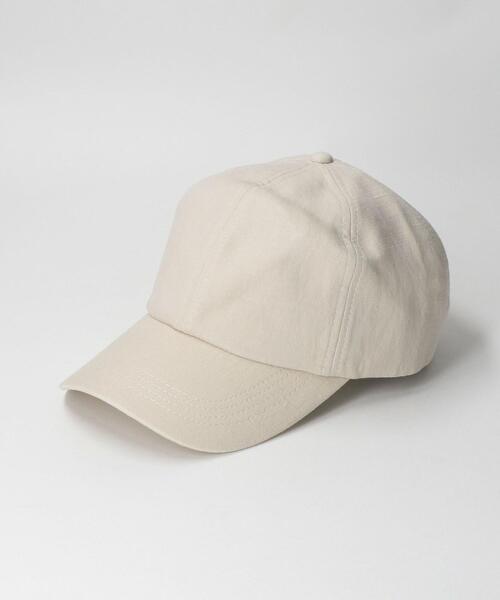 BEAUTY&YOUTH UNITED ARROWS（ビューティーアンドユースユナイテッドアローズ）の「BY 6パネル キャップ（キャップ・メンズ・ホワイト/ブラック/ベージュ/ネイビー/オリーブ/ダークグレー・FREE）」の4枚目の写真