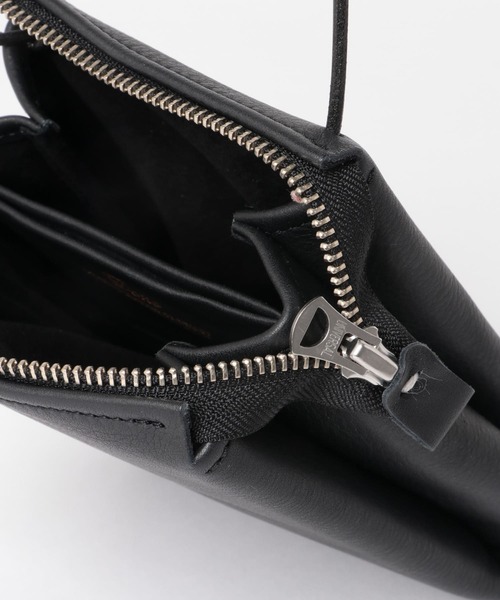 KBF+(ケービーエフプラス)の「KBF+ Dono lether pochette∴(ショルダーバッグ・レディース・グレー・ONE)」の9枚目の写真