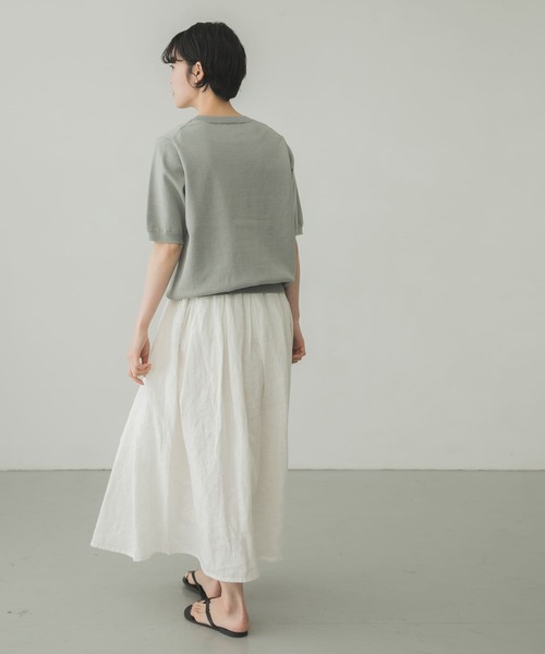 かぐれ（カグレ）の「リネンタックスカート（スカート）」 - WEAR