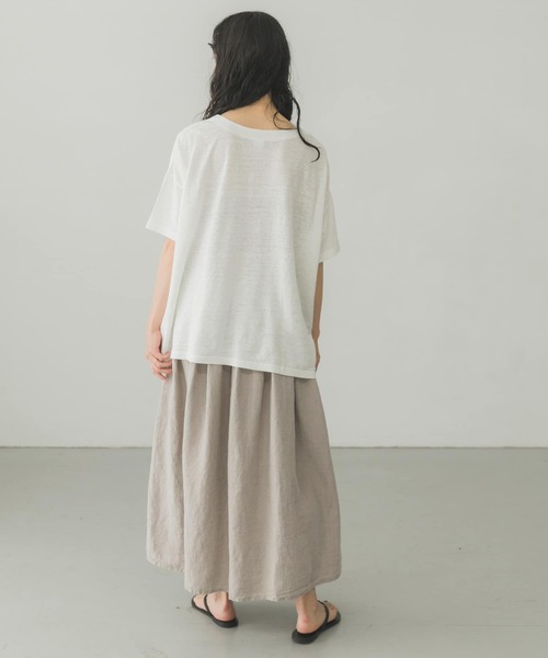 かぐれ（カグレ）の「リネンタックスカート（スカート）」 - WEAR