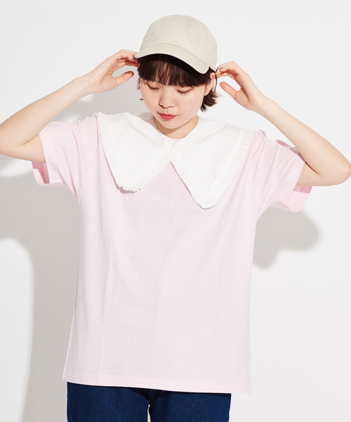 I am I in fact...(アイアムアイインファクト)の「50/ブロード おおきな つけ衿(付け襟・レディース・ブラック/ホワイト・FREE)」の3枚目の写真