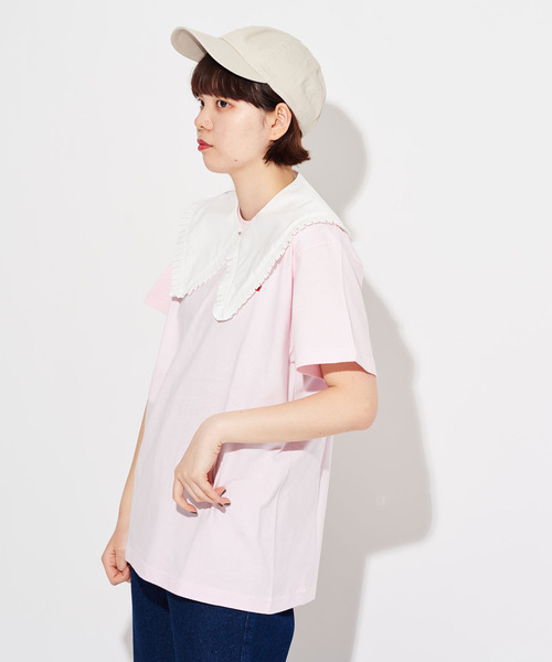 I am I in fact...(アイアムアイインファクト)の「50/ブロード おおきな つけ衿(付け襟・レディース・ブラック/ホワイト・FREE)」の6枚目の写真