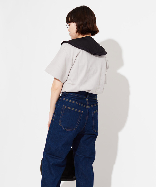 I am I in fact...(アイアムアイインファクト)の「50/ブロード おおきな つけ衿(付け襟・レディース・ブラック/ホワイト・FREE)」の12枚目の写真