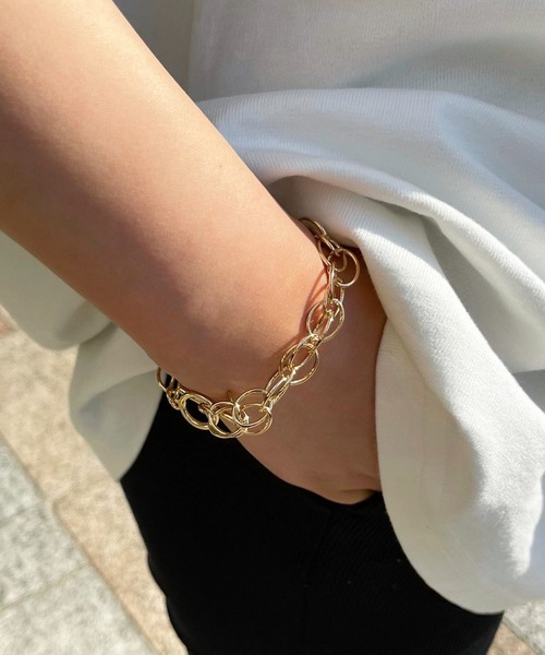 kutir(クティール)の「チェーンブレスレット3(ブレスレット・レディース・シルバー/ゴールド・FREE)」の2枚目の写真