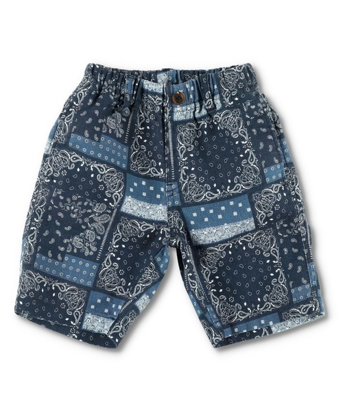 RADCHAP（ラッドチャップ）の「【爽パン】バンダナ柄プリントハーフパンツ（その他パンツ・キッズ・ブルー/キャメル・90cm/110cm/100cm/120cm/130cm/140cm/150cm）」の12枚目の写真