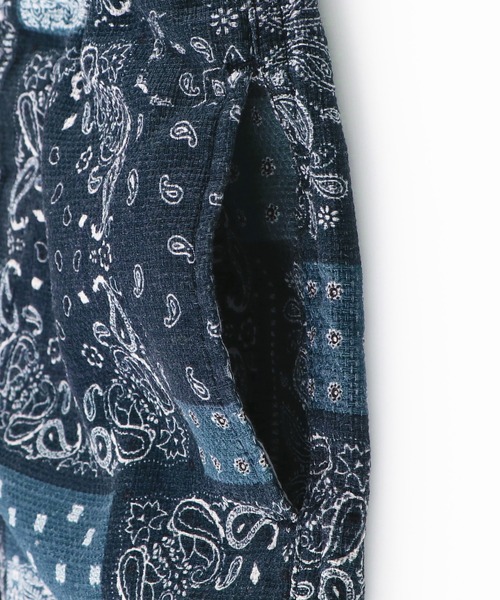 RADCHAP（ラッドチャップ）の「【爽パン】バンダナ柄プリントハーフパンツ（その他パンツ・キッズ・ブルー/キャメル・90cm/110cm/100cm/120cm/130cm/140cm/150cm）」の15枚目の写真