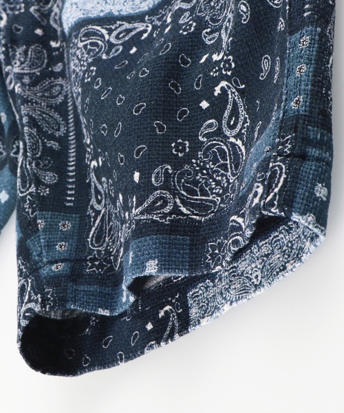 RADCHAP（ラッドチャップ）の「【爽パン】バンダナ柄プリントハーフパンツ（その他パンツ・キッズ・ブルー/キャメル・90cm/110cm/100cm/120cm/130cm/140cm/150cm）」の16枚目の写真