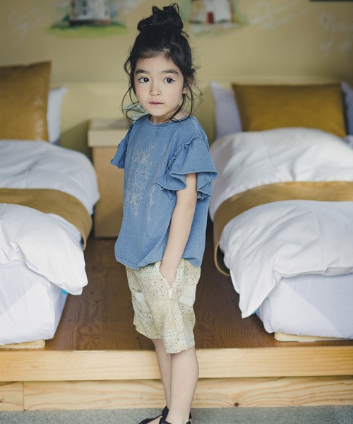 RADCHAP（ラッドチャップ）の「【爽パン】バンダナ柄プリントハーフパンツ（その他パンツ・キッズ・ブルー/キャメル・90cm/110cm/100cm/120cm/130cm/140cm/150cm）」の9枚目の写真