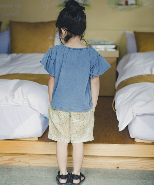 RADCHAP（ラッドチャップ）の「【爽パン】バンダナ柄プリントハーフパンツ（その他パンツ・キッズ・ブルー/キャメル・90cm/110cm/100cm/120cm/130cm/140cm/150cm）」の10枚目の写真