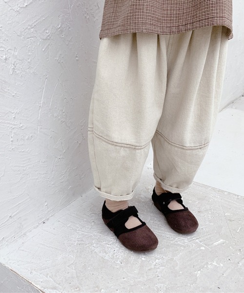 aimoha（アイモハ）の「【aimoha-KIDS-】【新作】春夏/韓国子供服 キッズ万能ボトム無地テーパード ロングパンツ（チノパンツ・キッズ・ベージュ/グレー・110/120/90/100/130/80）」の9枚目の写真