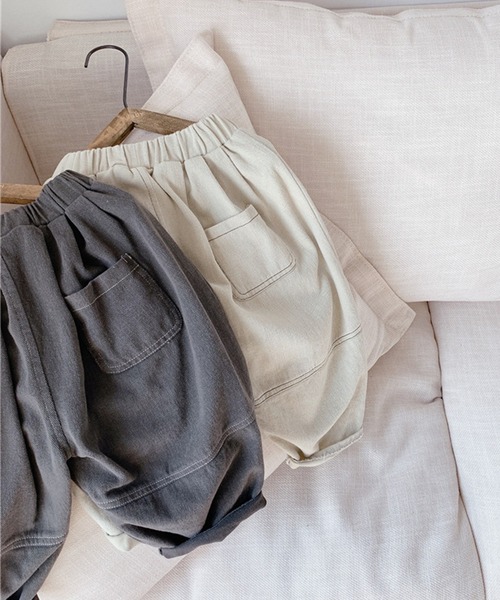 aimoha（アイモハ）の「【aimoha-KIDS-】【新作】春夏/韓国子供服 キッズ万能ボトム無地テーパード ロングパンツ（チノパンツ・キッズ・ベージュ/グレー・110/120/90/100/130/80）」の18枚目の写真