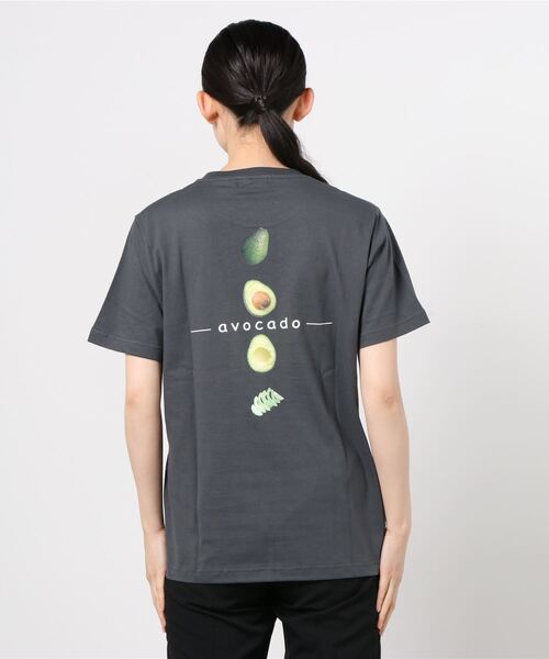 WEGO（ウィゴー）の「WEGO/avocadoバックプリントTシャツ（Tシャツ/カットソー・レディース・サックスブルー/スミクロ・SMALL/MEDIUM/LARGE/X-LARGE）」の6枚目の写真