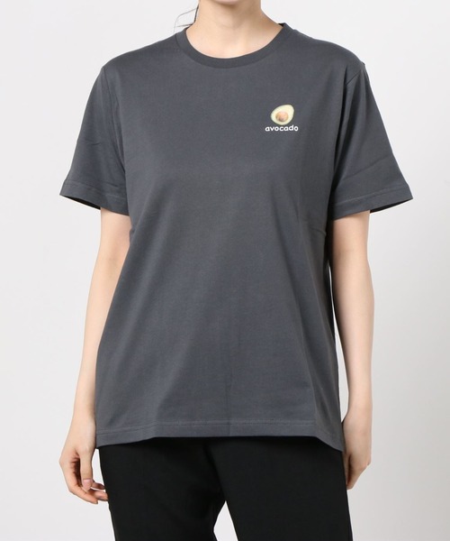 WEGO（ウィゴー）の「WEGO/avocadoバックプリントTシャツ（Tシャツ/カットソー・レディース・サックスブルー/スミクロ・SMALL/MEDIUM/LARGE/X-LARGE）」の3枚目の写真