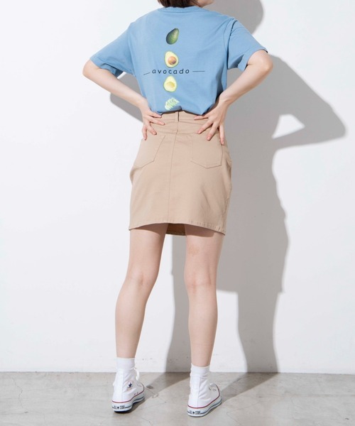 WEGO（ウィゴー）の「WEGO/avocadoバックプリントTシャツ（Tシャツ/カットソー・レディース・サックスブルー/スミクロ・SMALL/MEDIUM/LARGE/X-LARGE）」の22枚目の写真