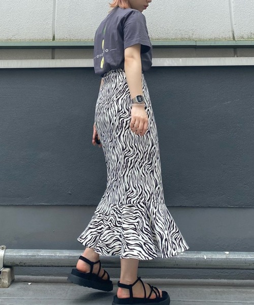 WEGO（ウィゴー）の「WEGO/avocadoバックプリントTシャツ（Tシャツ/カットソー・レディース・サックスブルー/スミクロ・SMALL/MEDIUM/LARGE/X-LARGE）」の11枚目の写真