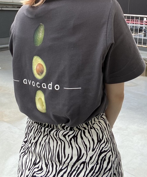 WEGO（ウィゴー）の「WEGO/avocadoバックプリントTシャツ（Tシャツ/カットソー・レディース・サックスブルー/スミクロ・SMALL/MEDIUM/LARGE/X-LARGE）」の13枚目の写真