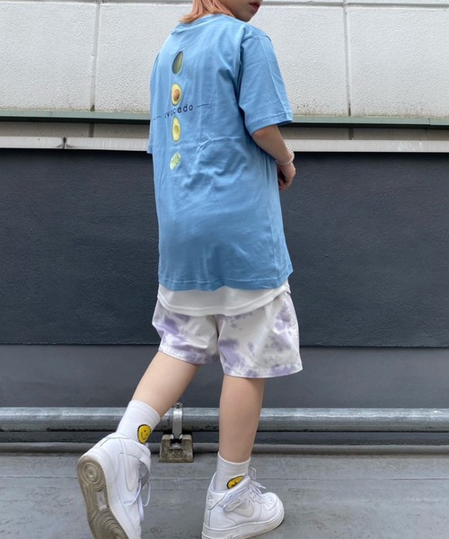 WEGO（ウィゴー）の「WEGO/avocadoバックプリントTシャツ（Tシャツ/カットソー・レディース・サックスブルー/スミクロ・SMALL/MEDIUM/LARGE/X-LARGE）」の14枚目の写真