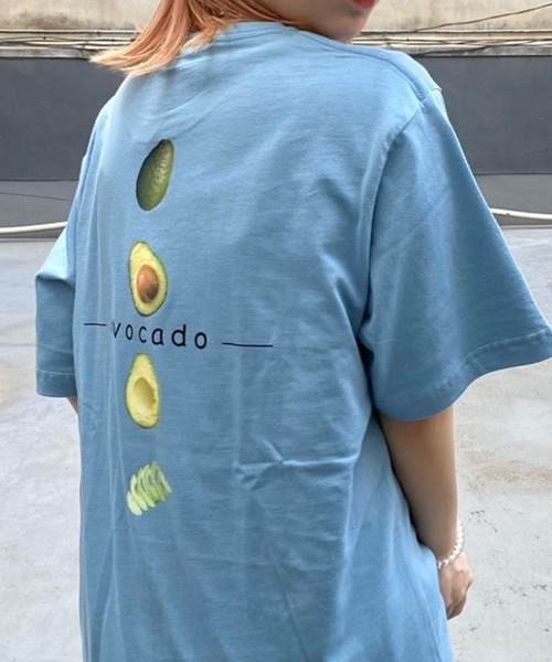 WEGO（ウィゴー）の「WEGO/avocadoバックプリントTシャツ（Tシャツ/カットソー・レディース・サックスブルー/スミクロ・SMALL/MEDIUM/LARGE/X-LARGE）」の16枚目の写真