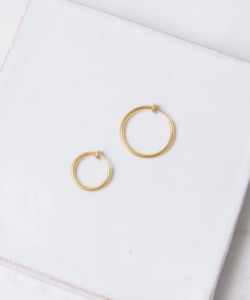 KATHARINE ROSS（キャサリンロス）の「【KATHARINE ROSS】 セットフープイヤリング（イヤリング・レディース・シルバー/ゴールド・MEDIUM）」の3枚目の写真