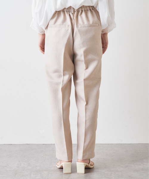 natural couture(ナチュラルクチュール)の「【おうちで洗える!】リネン見え美シルエットパンツ(その他パンツ・レディース・グレー/キャメル/ライトベージュ・FREE)」の17枚目の写真