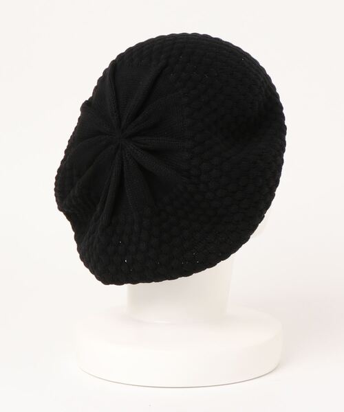 Mighty Shine(マイティシャイン)の「【Mighty shine】Cotton Mesh Knit Beret / 【マイティシャイン】コットン メッシュ ニット ベレー オーバーライド(ハンチング/ベレー帽・メンズ・ブラック/ベージュ/オレンジ・FREE)」の4枚目の写真