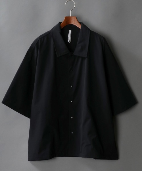 SITRY(シトリー)の「ドレープ ワイド コーチシャツジャケット&ハーフパンツ セットアップ(セットアップ・メンズ・ブラック/ネイビー/グレー/カーキ・LL/M/L)」の19枚目の写真