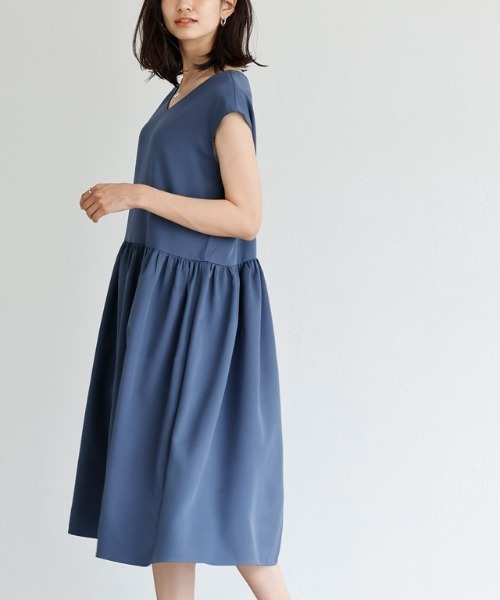 ワンピースローウエスト切り替えワンピース ワンピース Pierrot ピエロ のファッション