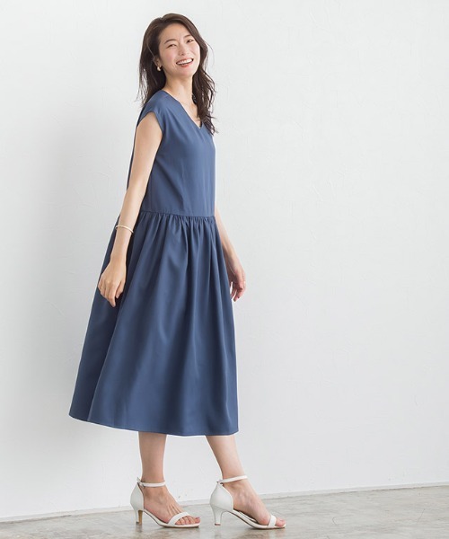 ワンピースローウエスト切り替えワンピース ワンピース Pierrot ピエロ のファッション