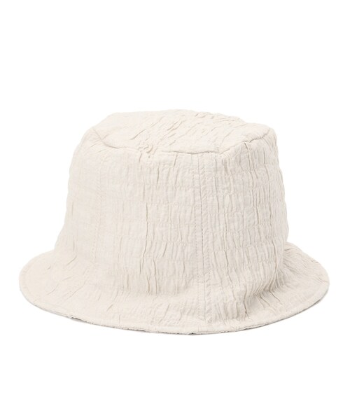 DRESKIP（ドレスキップ）の「◆HIDETRADING PRODUCT シボシボバケットハット（ハット・レディース・ライトベージュ/キャメル/ブラック・00）」の3枚目の写真