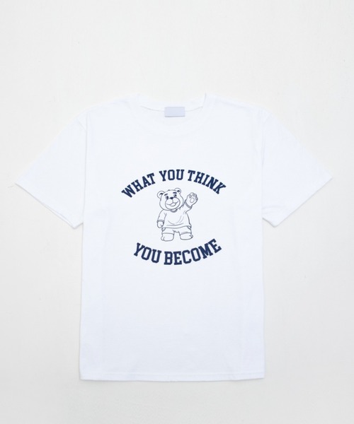TOEASY(トゥイージー)の「『TOEASY/トゥイージー』you become Short-Sleeved T-Shirt/アーチロゴ フロントデザイン半袖Tシャツ(Tシャツ/カットソー・レディース・ホワイト/ブラック/マスタード・FREE)」の21枚目の写真