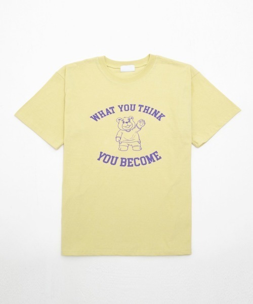 TOEASY(トゥイージー)の「『TOEASY/トゥイージー』you become Short-Sleeved T-Shirt/アーチロゴ フロントデザイン半袖Tシャツ(Tシャツ/カットソー・レディース・ホワイト/ブラック/マスタード・FREE)」の11枚目の写真