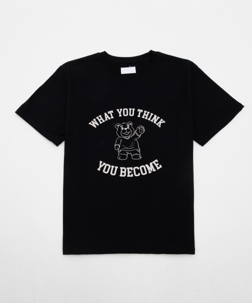 TOEASY(トゥイージー)の「『TOEASY/トゥイージー』you become Short-Sleeved T-Shirt/アーチロゴ フロントデザイン半袖Tシャツ(Tシャツ/カットソー・レディース・ホワイト/ブラック/マスタード・FREE)」の15枚目の写真