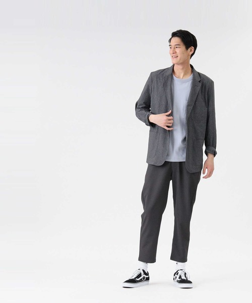 PLUS ONE（プラスワン）の「【PLUS ONE】DRYエアーテーラードジャケット（テーラードジャケット・メンズ・グレー/ネイビー・M/XL/L）」の12枚目の写真