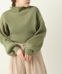 RAY CASSIN | ボトルネック袖ボリュームプルオーバー(ニット/セーター)