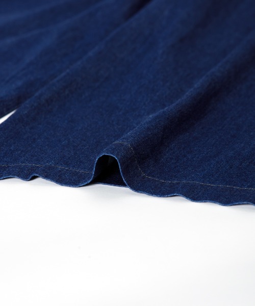 AS KNOW AS de base(アズノゥアズドゥバズ)の「レーヨンデニムサイドボタンパンツ(デニムパンツ・レディース・ブルー/ワンウォッシュ・FREE)」の15枚目の写真