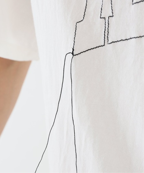 RELAXFIT（リラックスフィット）の「【RELAXFIT / リラックスフィット 】WISM 別注 STITCH T-SHIRT（Tシャツ/カットソー・メンズ・ホワイト系その他/ホワイト/ホワイト×ホワイト・X-LARGE/LARGE）」の18枚目の写真