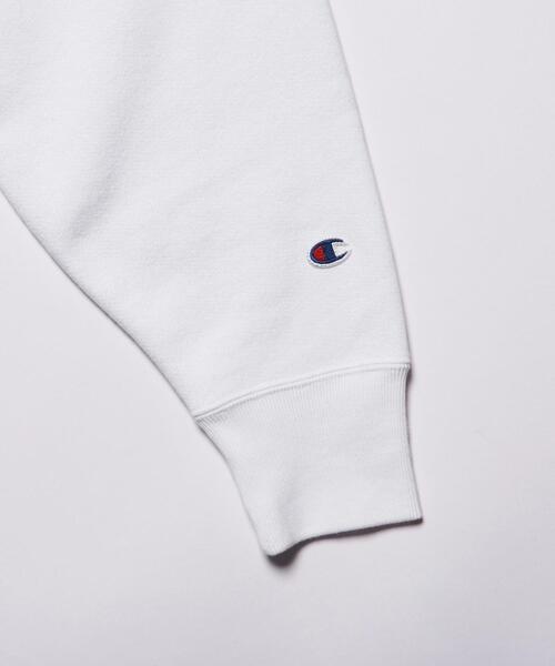 Champion（チャンピオン）の「【別注】＜CHAMPION＞ RW SWT 1/スウェット（スウェット・メンズ・ホワイト/ネイビー・S/M/L/XL）」の10枚目の写真