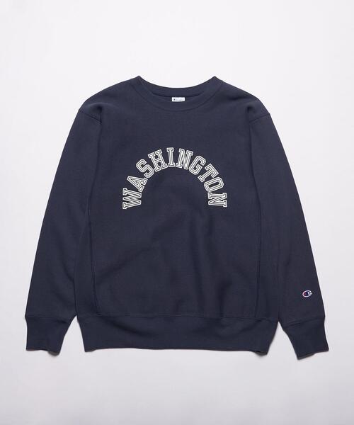 Champion（チャンピオン）の「【別注】＜CHAMPION＞ RW SWT 1/スウェット（スウェット・メンズ・ホワイト/ネイビー・S/M/L/XL）」の14枚目の写真