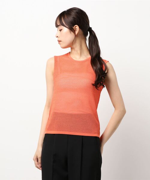 セール】FLOWER MESH LAYERED VEST（ベスト）｜Ameri（アメリ