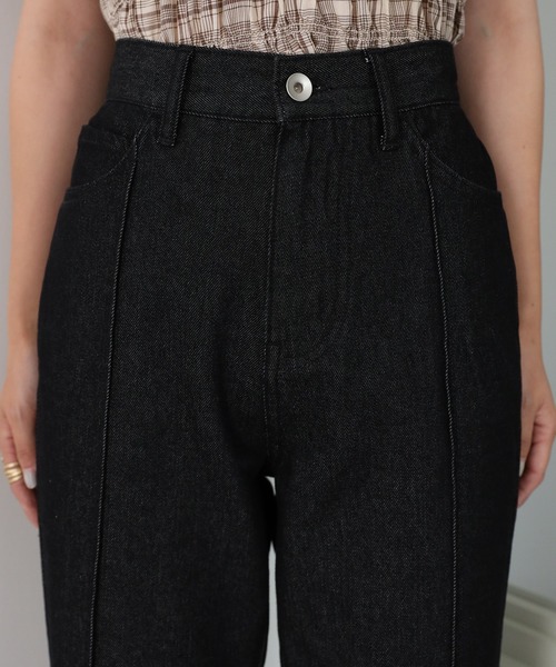 one after another NICE CLAUP（ワンアフターアナザーナイスクラップ）の「極みフレアデニム（デニムパンツ・レディース・ブラック/ネイビー/ブルー/グリーン・SMALL/MEDIUM）」の21枚目の写真