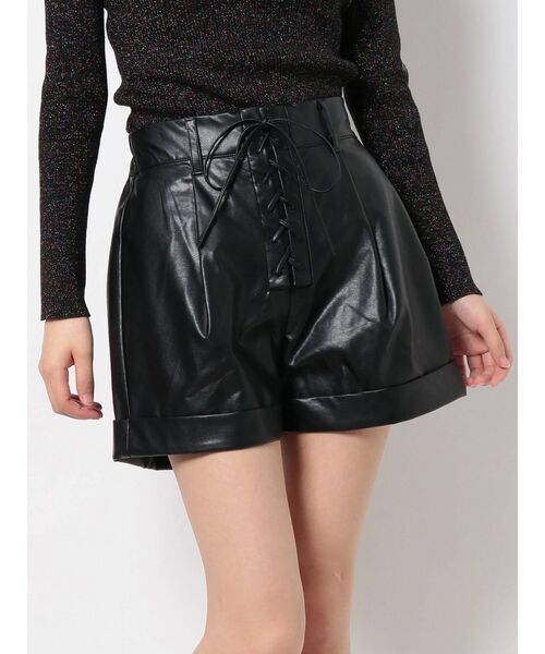 jouetie（ジュエティ）の「レースアップキュロット（その他パンツ・レディース・ブラック/ボルドー/グリーン/ブルー・MEDIUM）」の5枚目の写真