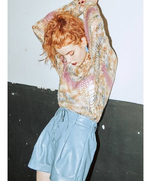 jouetie（ジュエティ）の「レースアップキュロット（その他パンツ・レディース・ブラック/ボルドー/グリーン/ブルー・MEDIUM）」の14枚目の写真