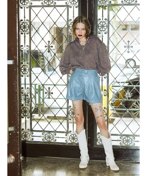 jouetie（ジュエティ）の「レースアップキュロット（その他パンツ・レディース・ブラック/ボルドー/グリーン/ブルー・MEDIUM）」の15枚目の写真