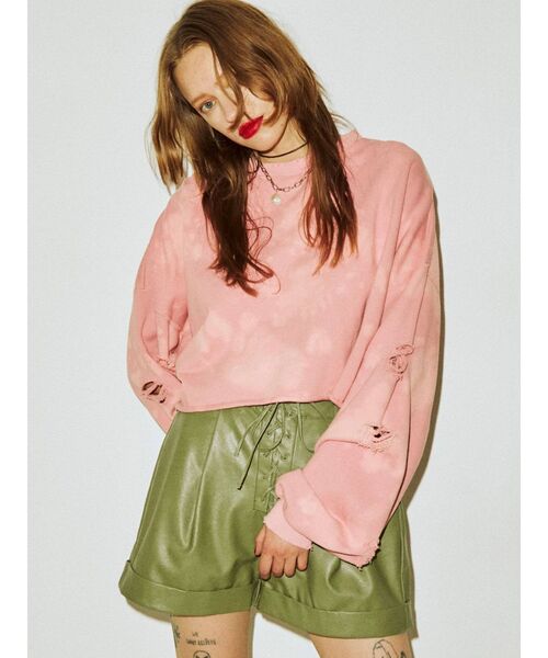 jouetie（ジュエティ）の「レースアップキュロット（その他パンツ・レディース・ブラック/ボルドー/グリーン/ブルー・MEDIUM）」の22枚目の写真