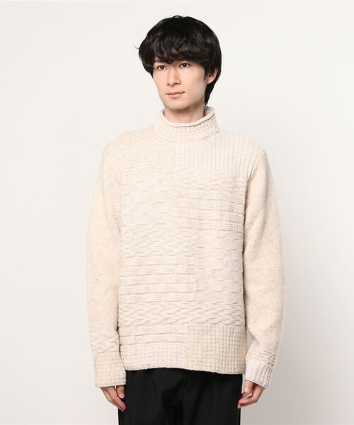 INIS MEAIN:HI NECK P/O KNIT